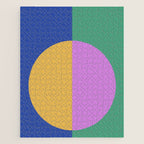 Color Block Abstract III Jigsaw Puzzle Gallery Image 1