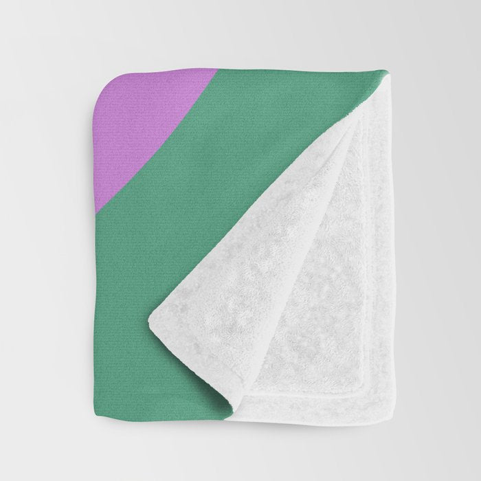 Color Block Abstract III Throw Blanket Gallery Image 3