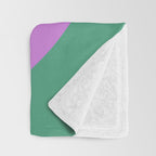 Color Block Abstract III Throw Blanket Gallery Image 3