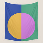 Color Block Abstract III Wall Tapestry Gallery Image 4