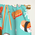 Happy Sushi Window Curtain Gallery Image 2