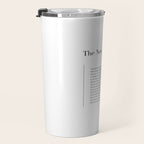 The New Colossus by Emma Lazarus Travel Mug Gallery Image 3