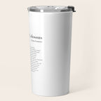 The New Colossus by Emma Lazarus Travel Mug Gallery Image 2
