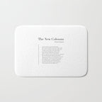 The New Colossus by Emma Lazarus Bath Mat Gallery Image 1