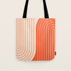 Two Tone Line Curvature XI  Tote Bag Gallery Image 1
