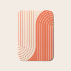 Two Tone Line Curvature XI  Bath Mat Gallery Image 1