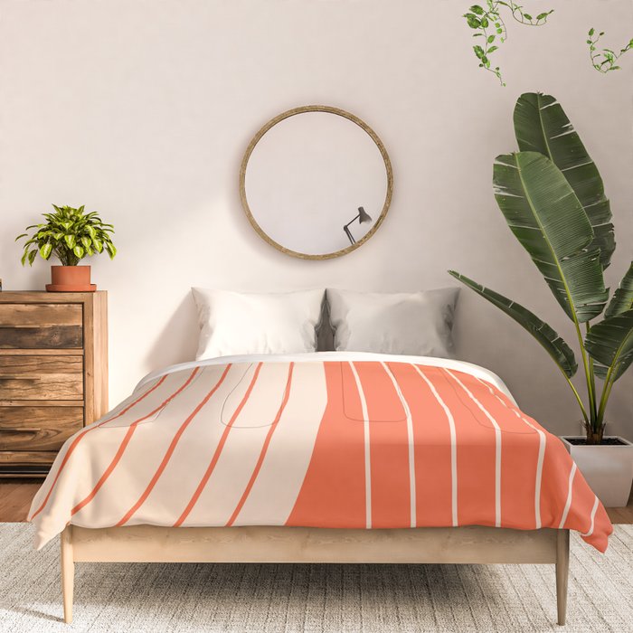 Two Tone Line Curvature XI  Comforter Gallery Image 3