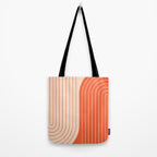 Two Tone Line Curvature XI  Tote Bag Gallery Image 2