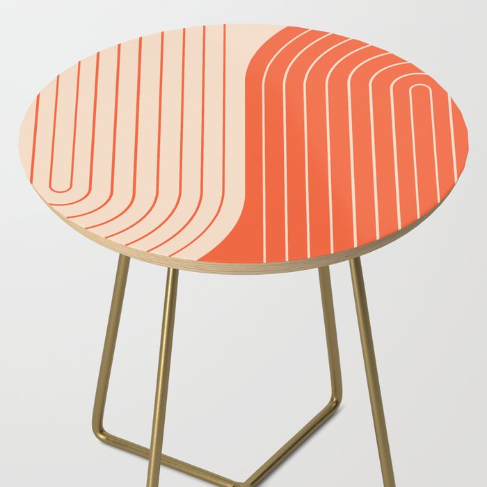 Two Tone Line Curvature XI  Side Table Gallery Image 2