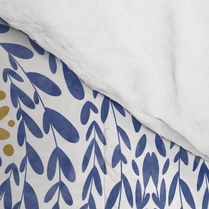 Intricate modern nature tile B Comforter Gallery Image 4