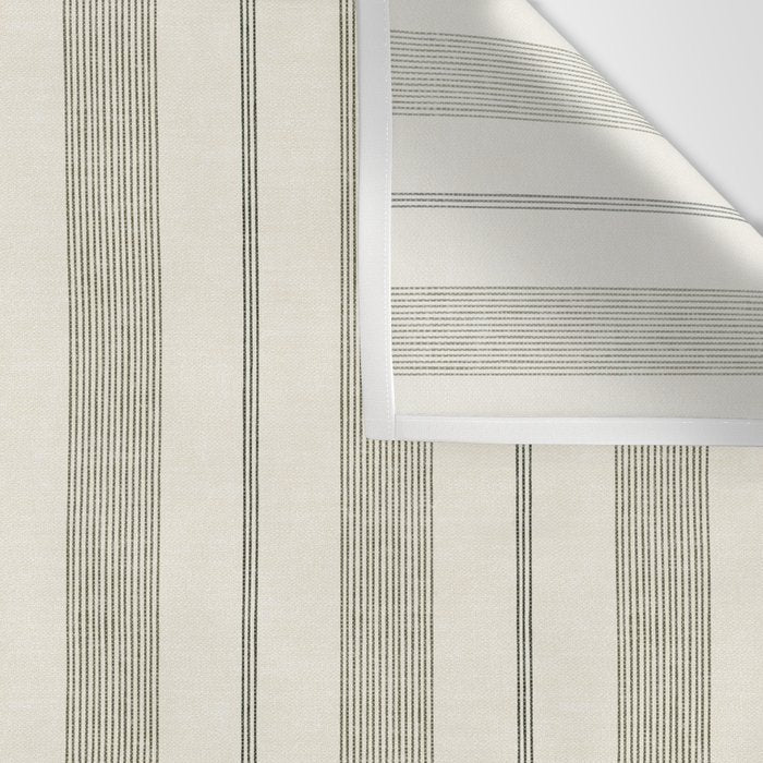 ivy stripes - cream and olive green Wall Tapestry Gallery Image 3