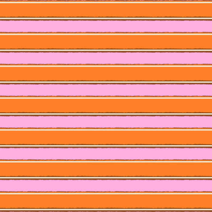 Colorful Eclectic Watercolor Paper Stripes Pattern Pink Orange Brown Cream Coffee Mug Gallery Image 2