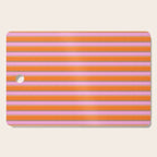 Colorful Eclectic Watercolor Paper Stripes Pattern Pink Orange Brown Cream Cutting Board Gallery Image 1