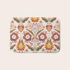  seamless pattern vase with decorative Damascus Bath Mat Gallery Image 1