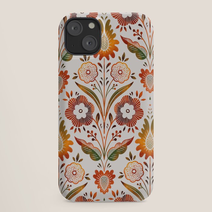  seamless pattern vase with decorative Damascus iPhone Case Gallery Image 18