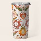  seamless pattern vase with decorative Damascus Travel Mug Gallery Image 2