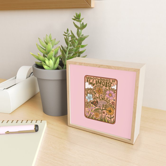 Illinois Wildflowers Mini Art Print Gallery Image 2