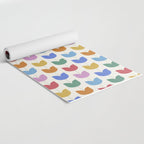 Spring Tulips IX Bright Rainbow Mid Century Flowers Yoga Mat Gallery Image 2