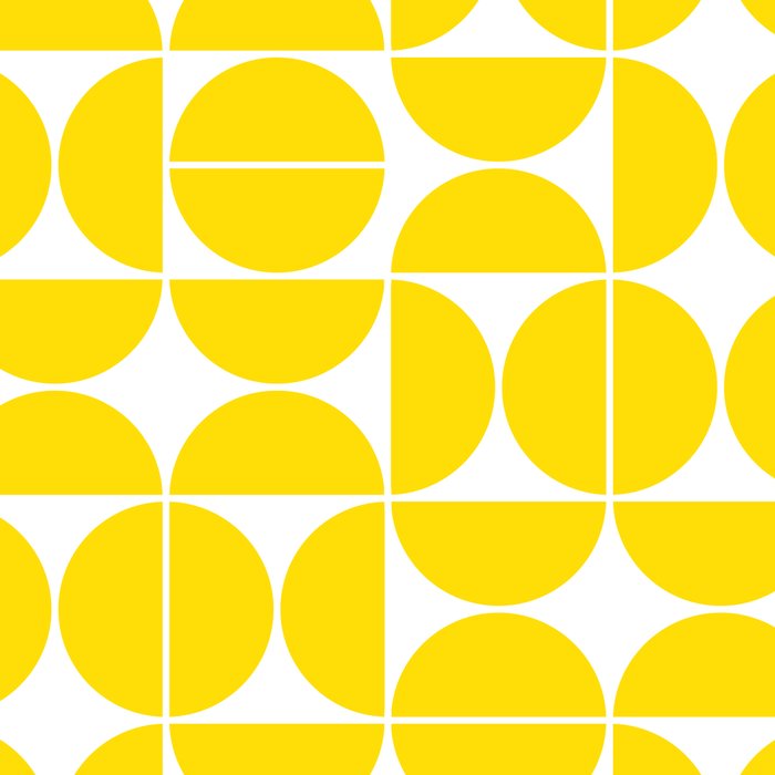 Mid Century Modern Geometric 04 Lemon Yellow Coffee Mug Gallery Image 2