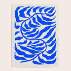 Wild Ferns: Ultramarine Blue Edition Poster Gallery Image 4