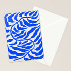 Wild Ferns: Ultramarine Blue Edition Stationery Card Gallery Image 2