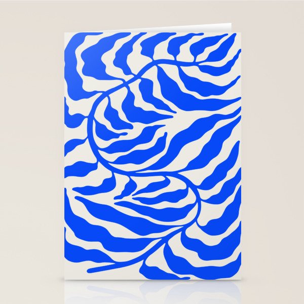 Wild Ferns: Ultramarine Blue Edition Stationery Card Gallery Image 2