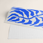 Wild Ferns: Ultramarine Blue Edition Wrapping Paper Gallery Image 2