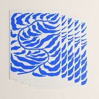 Wild Ferns: Ultramarine Blue Edition Wrapping Paper Gallery Image 3