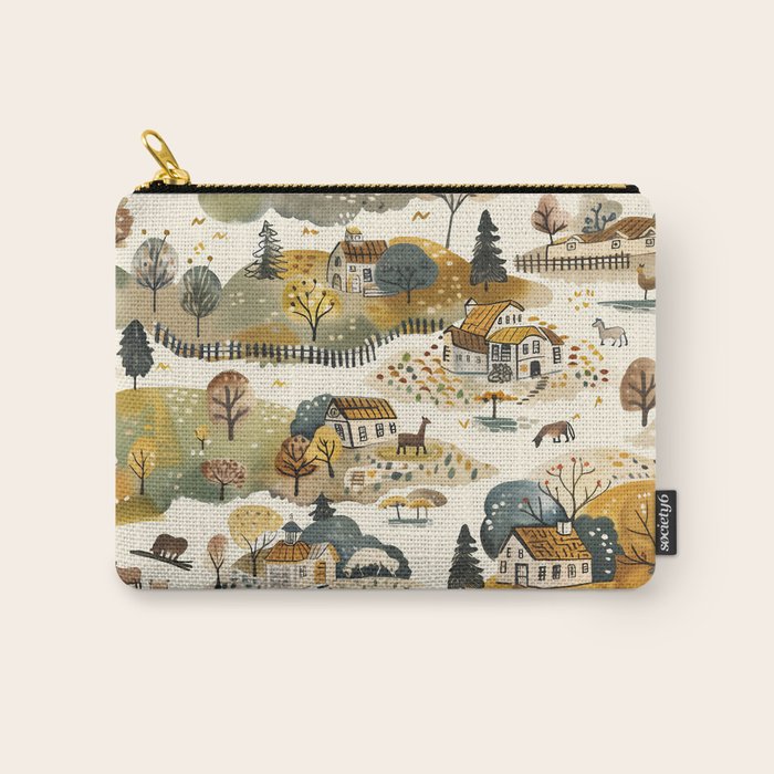 Cozy Heirloom Countryside Charm Carry All Pouch Gallery Image 1