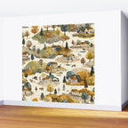 Cozy Heirloom Countryside Charm Wall Mural Gallery Image 2