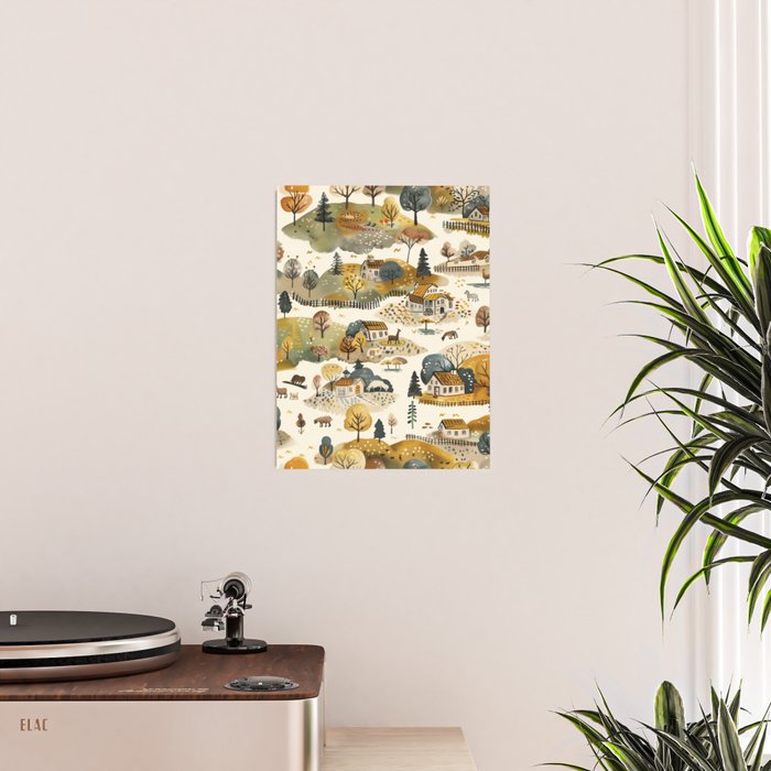 Cozy Heirloom Countryside Charm Poster Gallery Image 2