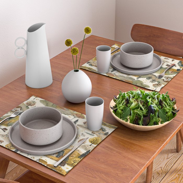 Cozy Heirloom Countryside Charm Placemat Gallery Image 2