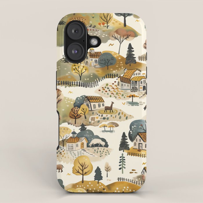 Cozy Heirloom Countryside Charm iPhone Case Gallery Image 1