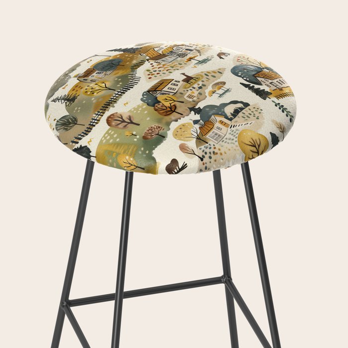 Cozy Heirloom Countryside Charm Stool Gallery Image 2