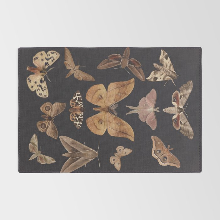 Night butterflies 2 Rug Gallery Image 2