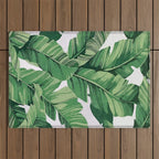 Tropical banana leaves VI Outdoor Rug Gallery Image 1
