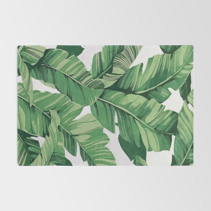Tropical banana leaves VI Rug Gallery Image 2