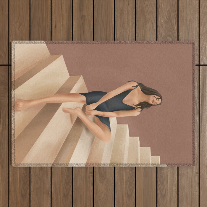 Stairs Outdoor Rug Gallery Image 1