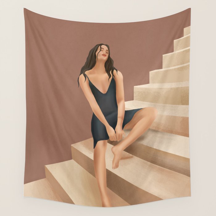 Stairs Wall Tapestry Gallery Image 4