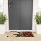 Red Tulip Moon Rise Bunny Welcome Mat Gallery Image 3