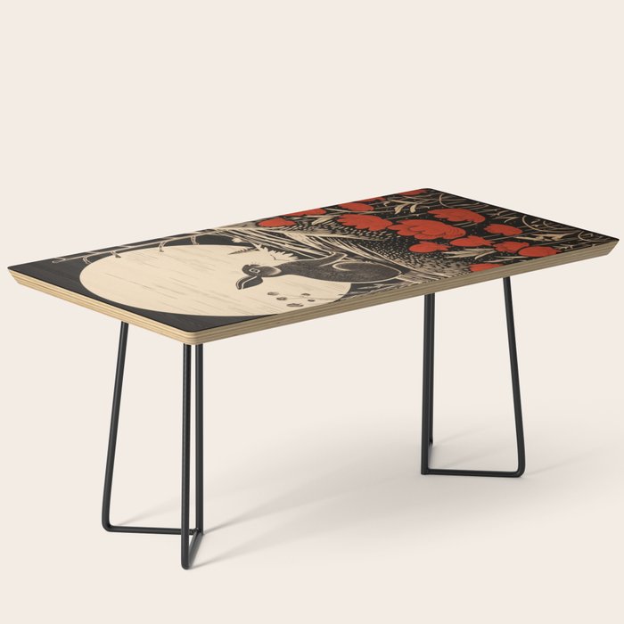 Red Tulip Moon Rise Bunny Coffee Table Gallery Image 1