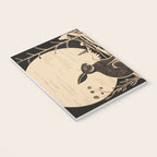 Red Tulip Moon Rise Bunny Notebook Gallery Image 3