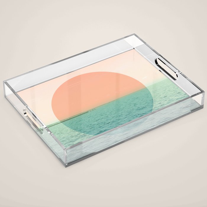 Because the ocean Acrylic Tray Gallery Image 1