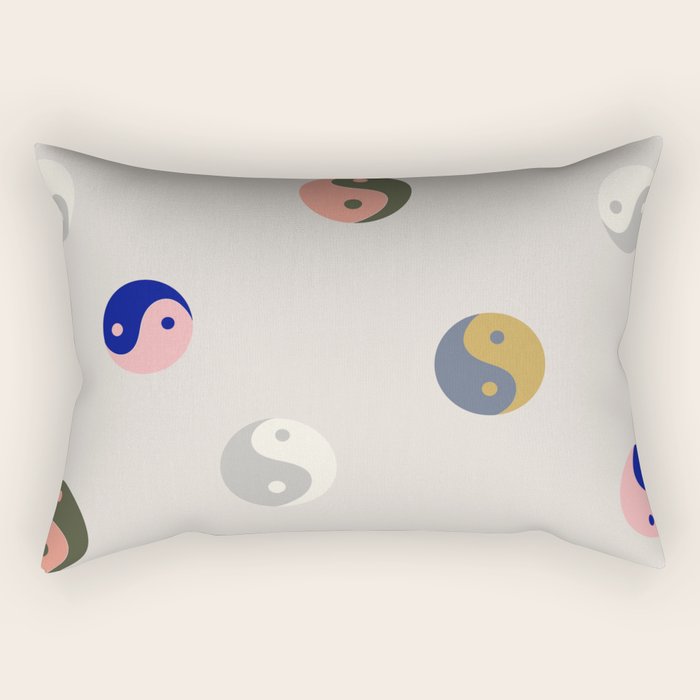Yin and yang  Rectangular Pillow Gallery Image 1