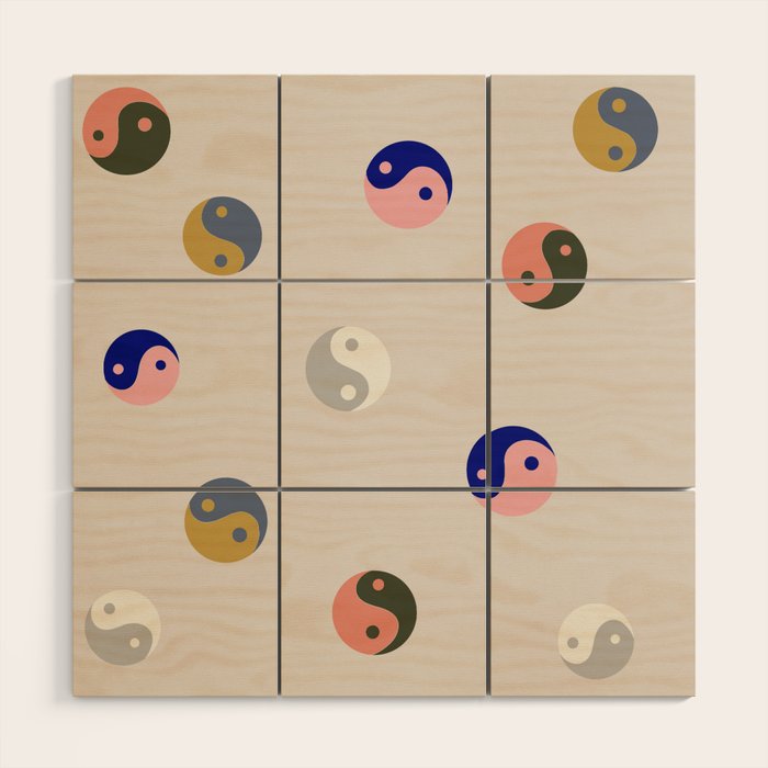 Yin and yang  Wood Wall Art Gallery Image 1