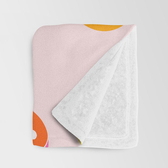 Ying Yang Bright Pattern Throw Blanket Gallery Image 3