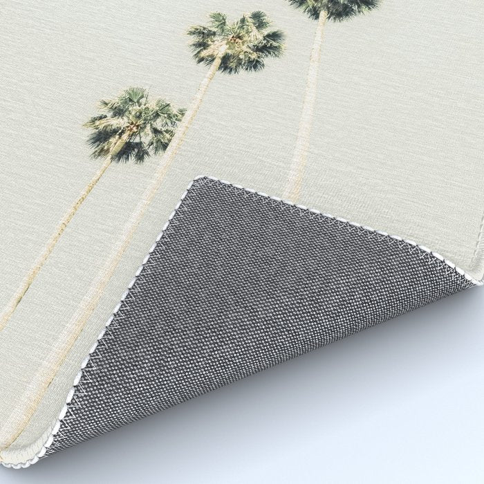 Palm Trees - Minimalist Palm Springs California Travel Photography Rug Gallery Image 4