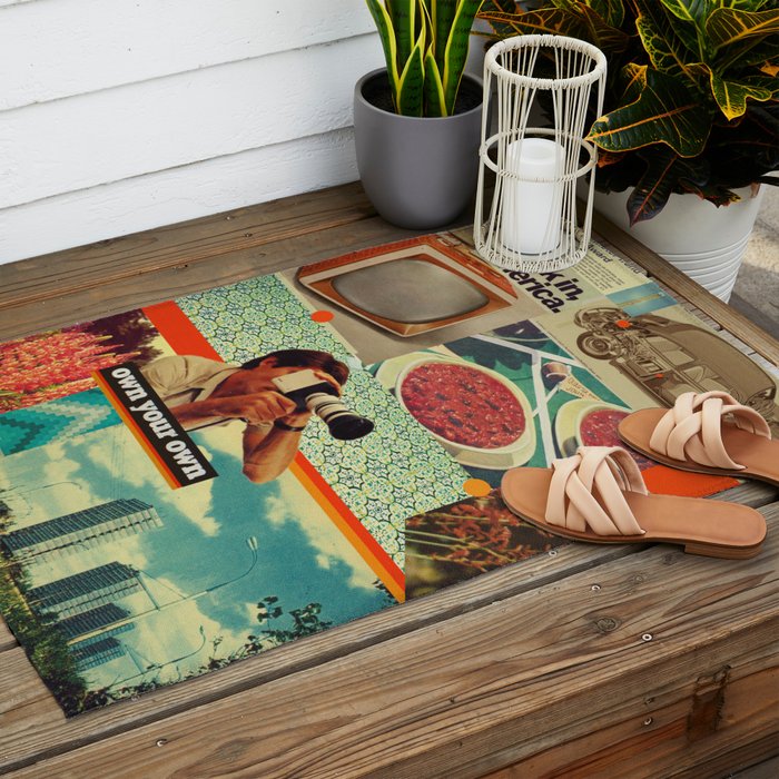 Retrica Outdoor Rug Gallery Image 2