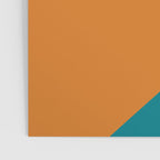 Moderna Bold - Minimalist Abstract Pattern in Teal, Blue, and Orange Poster Gallery Image 3