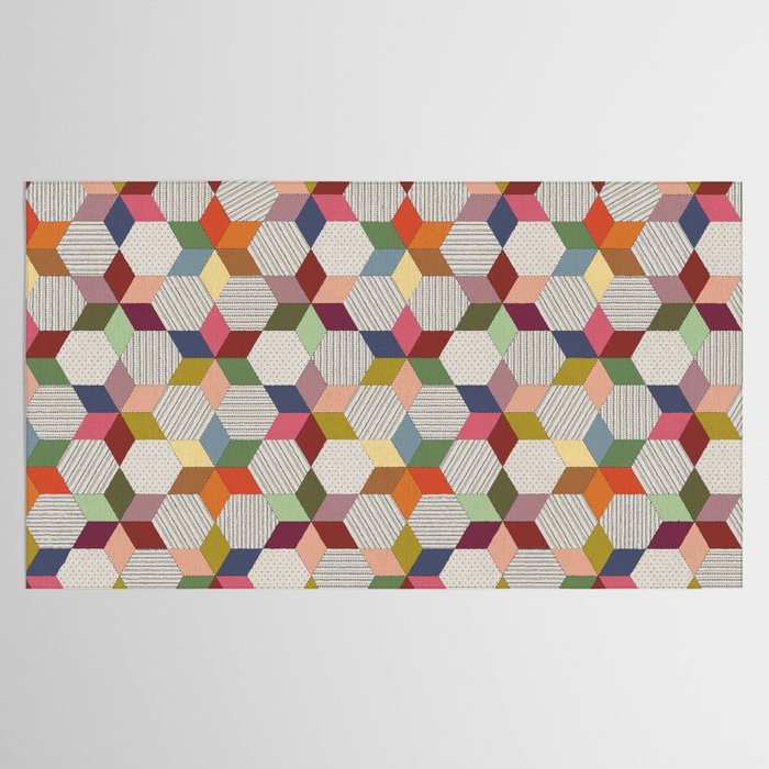 Colorblock Star Tablecloth Gallery Image 2
